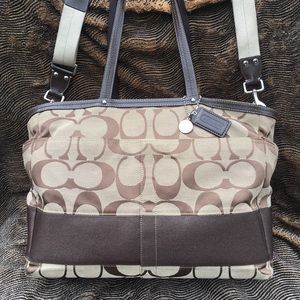 Coach Print Large Bag